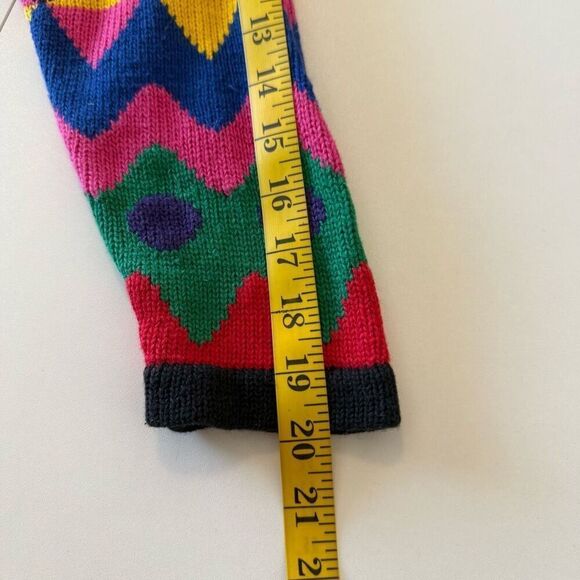 Vintage Rafaella Colorful Intarsia Knit Sweater Sz  L Artsy, Vintage - Picture 12 of 12